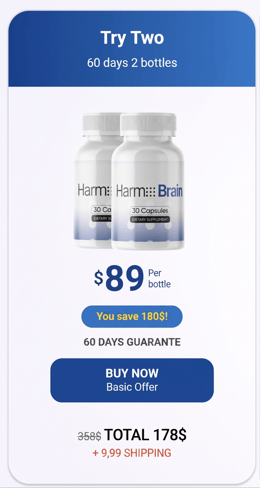 Harmo Brain bottle